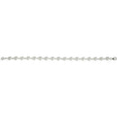 Sterling Silver 6mm Hibiscus Bracelet - Hanalei Jeweler