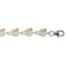 Sterling Silver Two Tone 6mm Hibiscus Bracelet - Hanalei Jeweler
