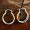 Oval Scroll Earrings (S)