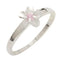 Single Plumeria Pink CZ Ring 8mm - Hanalei Jeweler