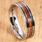 6mm Natural Hawaiian Koa Wood Inlaid Tungsten Double Line Wedding Ring - Hanalei Jeweler