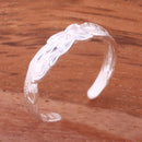 4mm Hawaiian Scroll Cut Out Edge Toe Ring - Hanalei Jeweler