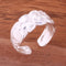 8mm Hawaiian Scroll Cut Out Edge Toe Ring - Hanalei Jeweler