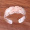8mm Hawaiian Scroll Two Tone Pink Gold Plated Cut Out Edge Toe Ring - Hanalei Jeweler