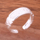 Hawaiian Scroll ALOHA Cut Out Edge Toe Ring - Hanalei Jeweler