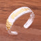 Hawaiian Scroll Two Tone Yellow Gold Plated KUUIPO Cut Out Edge Toe Ring - Hanalei Jeweler