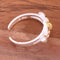 Two Tone Yellow Gold Plated 6mm Plumeria and Honu Toe Ring - Hanalei Jeweler