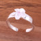 8mm Plumeria with Pink CZ Toe Ring - Hanalei Jeweler