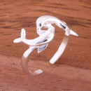 Hawaiian Double Dolphin Toe Ring - Hanalei Jeweler