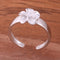 8mm Plumeria with Clear CZ Toe Ring - Hanalei Jeweler
