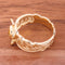 Hawaiian Scroll Yellow Gold Plated Honu Cut Out Edge Toe Ring - Hanalei Jeweler