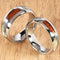 8mm Natural Hawaiian Koa Wood and Abalone Inlaid Tungsten Block Wedding Ring - Hanalei Jeweler