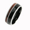 Tungsten Koa Wood and Onyx Inlaid Wedding Ring Barrel 8mm
