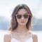 Classic Style Zebrawood Sunglasses  Rectangle Frame Flat - Hanalei Jeweler